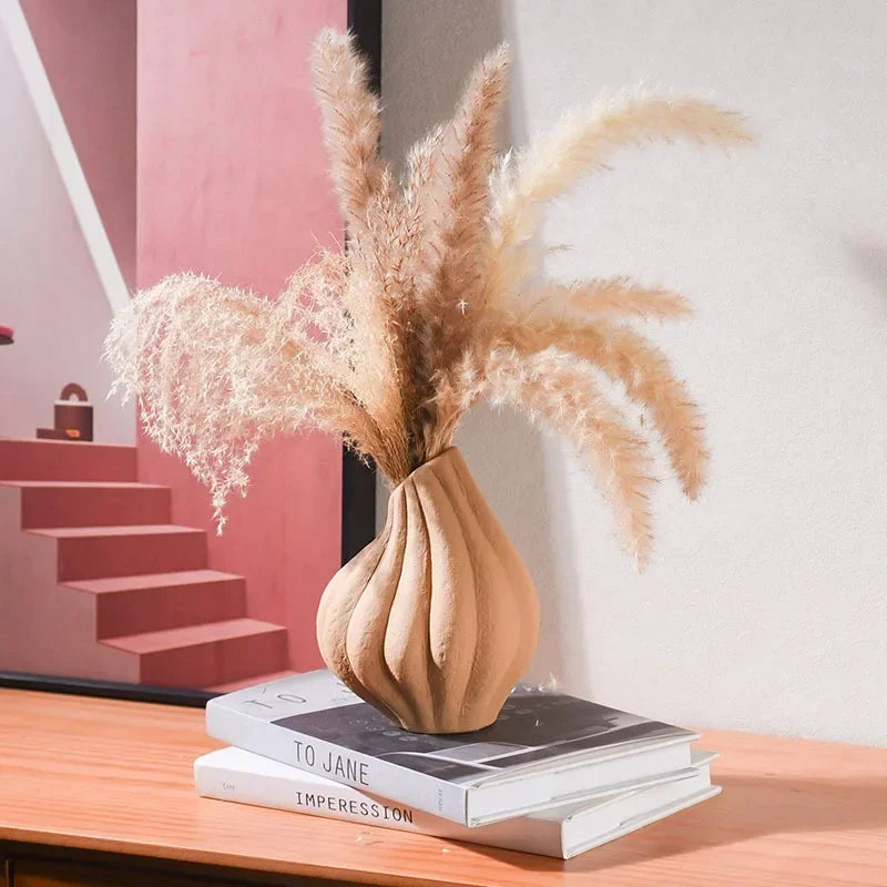 Wabi-Sabi Ceramic Vase | Handcrafted Home Décor Flower Vase
