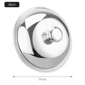 Stainless Steel Wok Lid 30–38cm | Universal Pot Cover