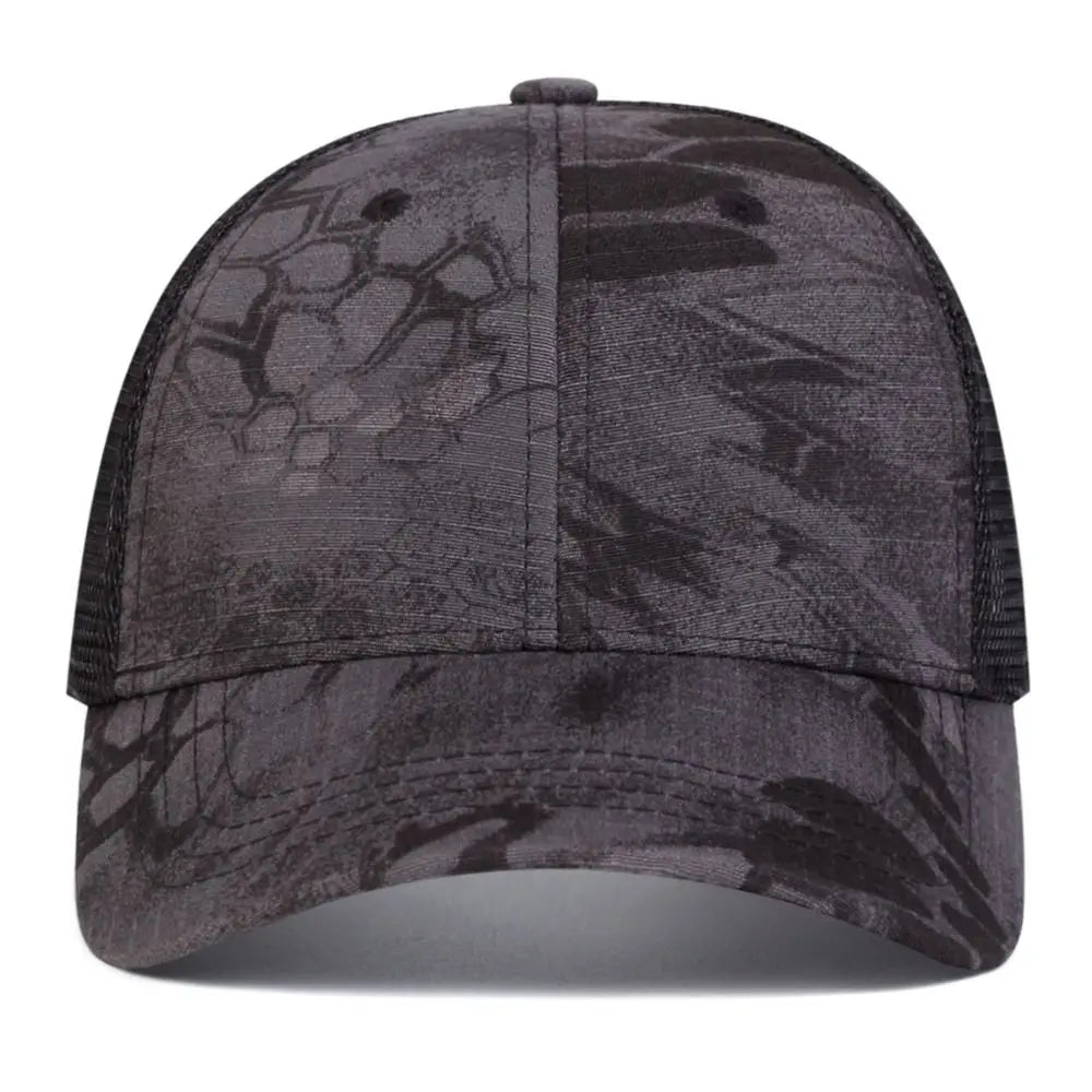 Unisex Adjustable Mesh Baseball Cap – Casual Peaked Hat
