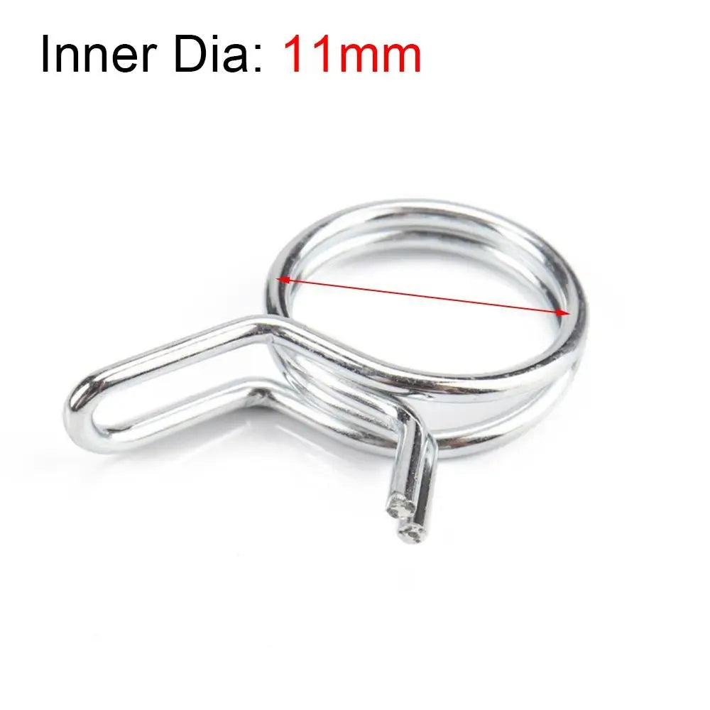 10Pcs Stainless Steel Spring Hose Clamps 5mm–30mm Assortment Kit Spring Hose Clamps Nixie 11mm