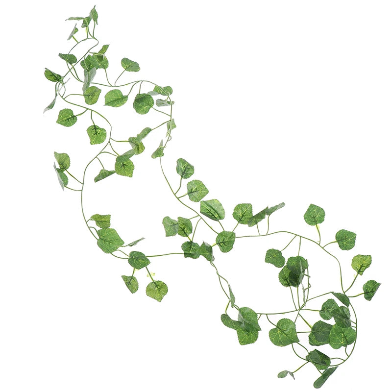 2m Artificial Vine Green Leaf Hanging Wall Decor – Home & Party Artificial Hanging Vine Nixie