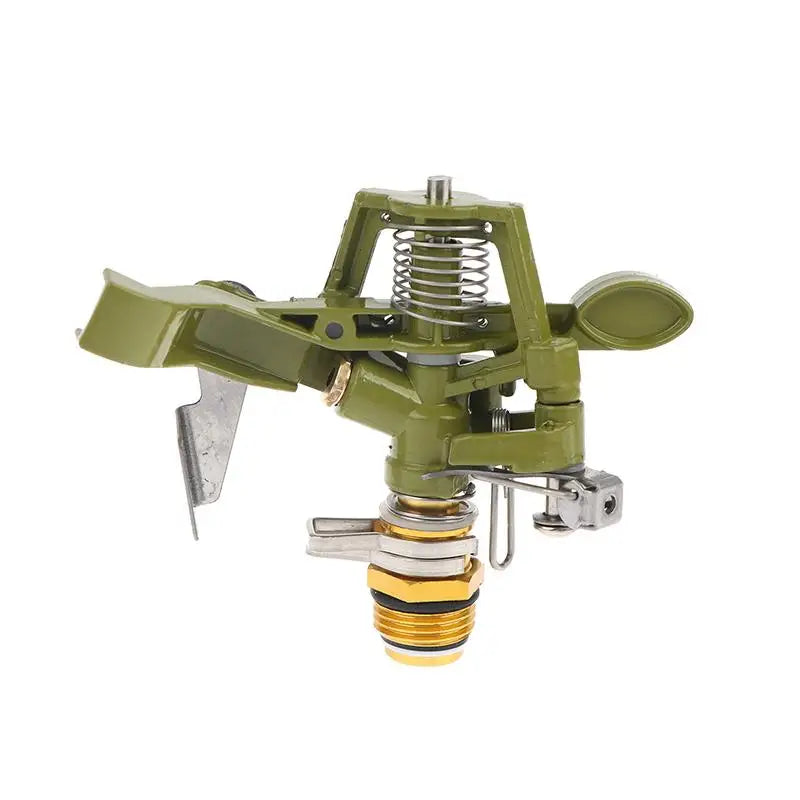 360° Metal Pulsating Sprinkler 1/2 & 3/4 Inch Garden Lawn Garden Sprinkler Nixie 1I2 Incn