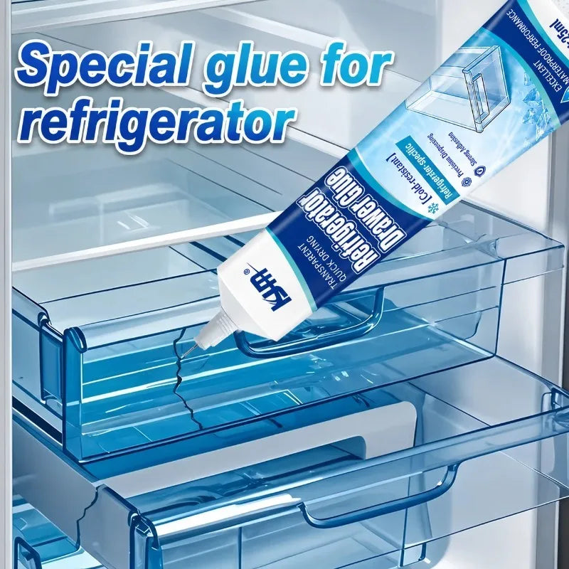 Refrigerator Sealing Repair Glue 25ML – Waterproof Caulk Adhesive Appliance Repair Caulk Nixie