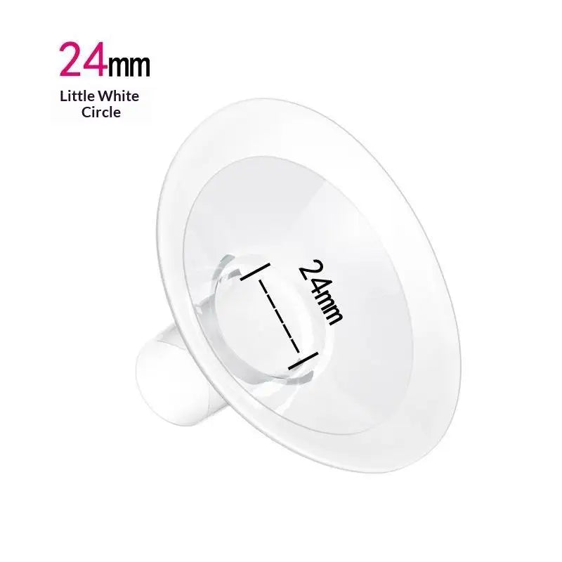 BPA-Free Breast Pump Flange Replacement – Universal PP Shield Breast Pump Flange Nixie 24mm No plug