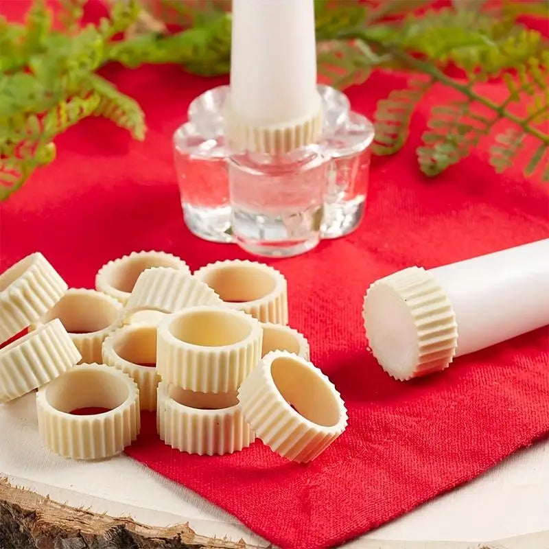BPA-Free Silicone Candle Stabilizer Sleeves | Non-Slip 5/10 Pcs Candle Stabilizer Sleeves Nixie