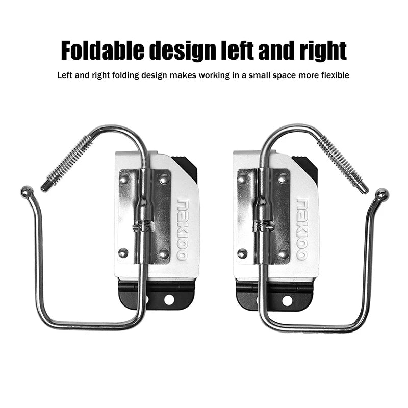 Electrician Foldable Belt Tape Hook – Quick-Clip Tool Hanger Belt Tool Hook Nixie