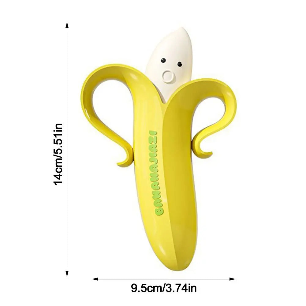 2-in-1 Banana Hair Cleaning Clip with Drainage Hole Bathroom Cleaning Clip Nixie