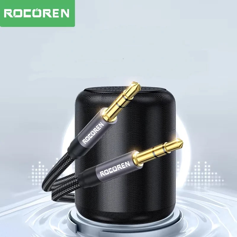 Rocoren 3.5mm Male to Male AUX Audio Cable 5M | Stereo Cord AUX Audio Cable Nixie