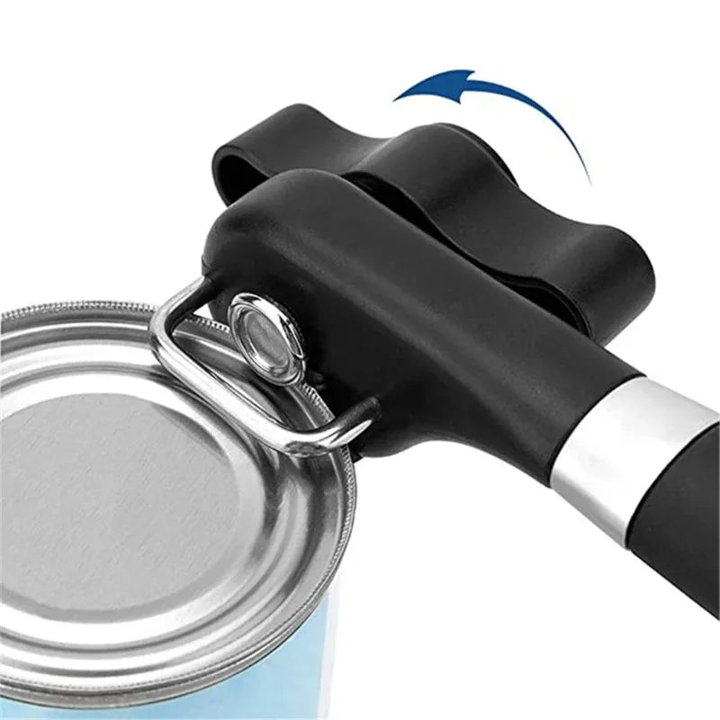 Manual Side-Cut Can Opener – Stainless Steel Kitchen Tool Manual Can Opener Nixie