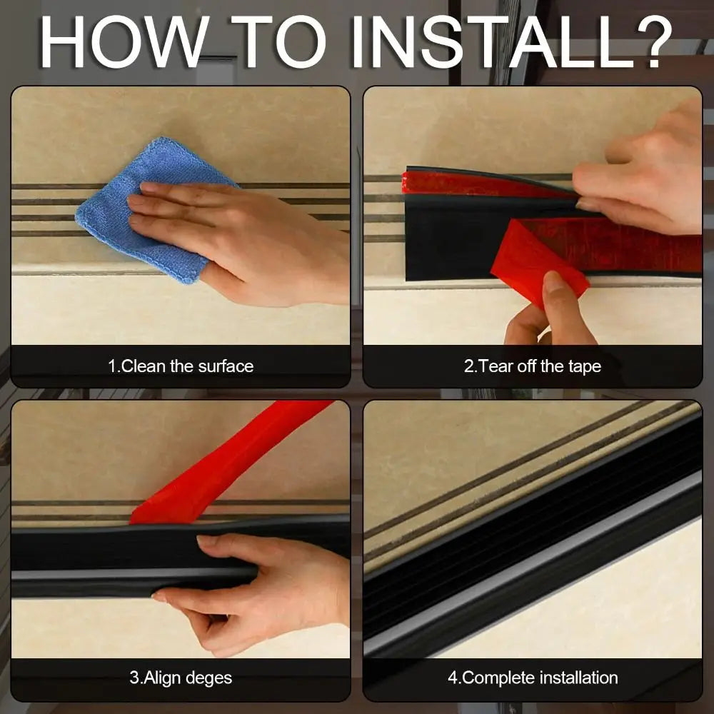 PVC Non-Slip Stair Strip 100cm | Self-Adhesive Step Tread Tape