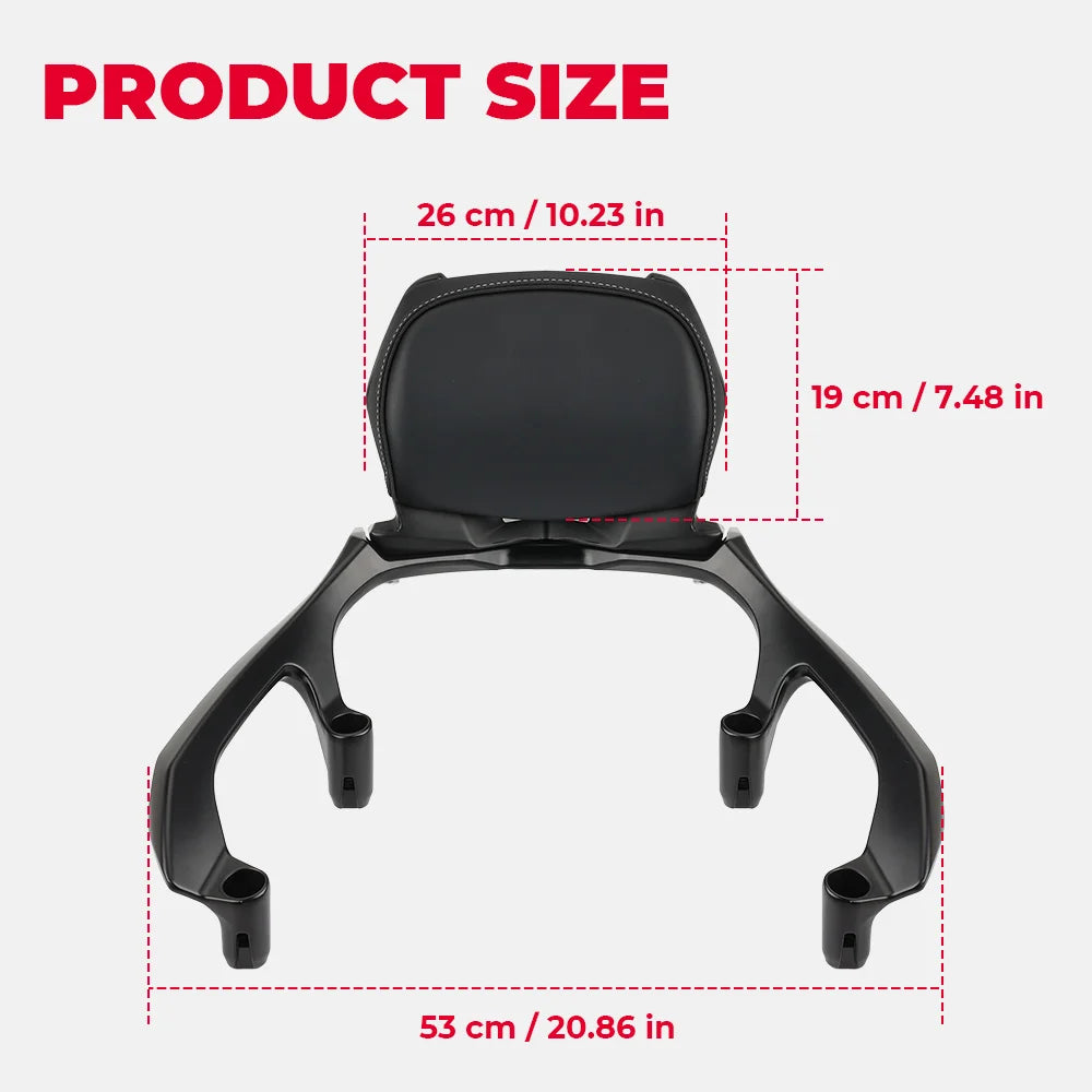 Yamaha TMAX 560 Passenger Backrest Frame 2022–2024 Motorcycle Backrest Frame Nixie