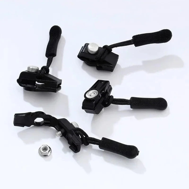 Zipper Repair Kit 3–60 Pcs | Replacement Slider Pull 3 Sizes