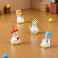 5PCS Mini Resin Duck Figurines Fairy Garden & Desk Décor Set Miniature Figurine Set Nixie Default Title