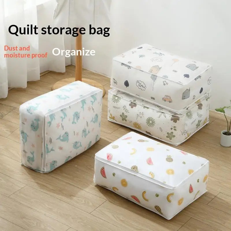 PEVA Waterproof Quilt Storage Bag – Foldable Bedding Organizer Bedding Storage Bag Nixie