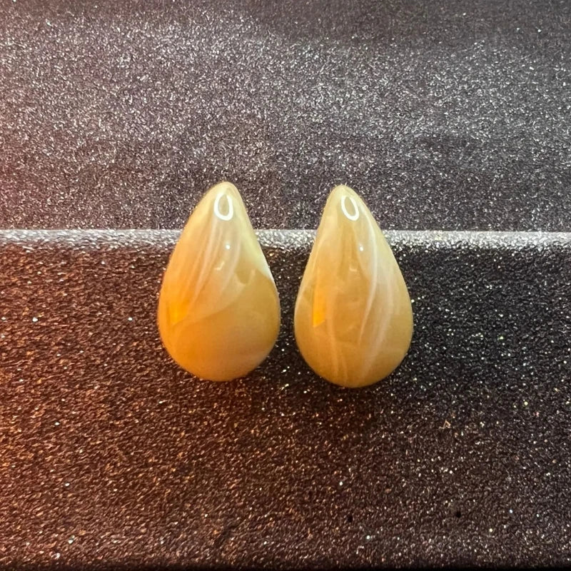 Women's Acrylic Waterdrop Stud Earrings – Lightweight Fashion Stud Earrings Nixie XL2073-18
