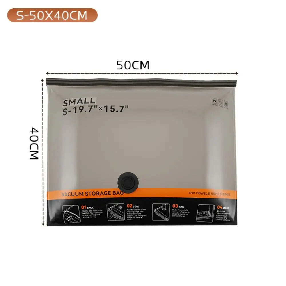 Vacuum Storage Bags – No-Pump Space-Saving Compression Bags