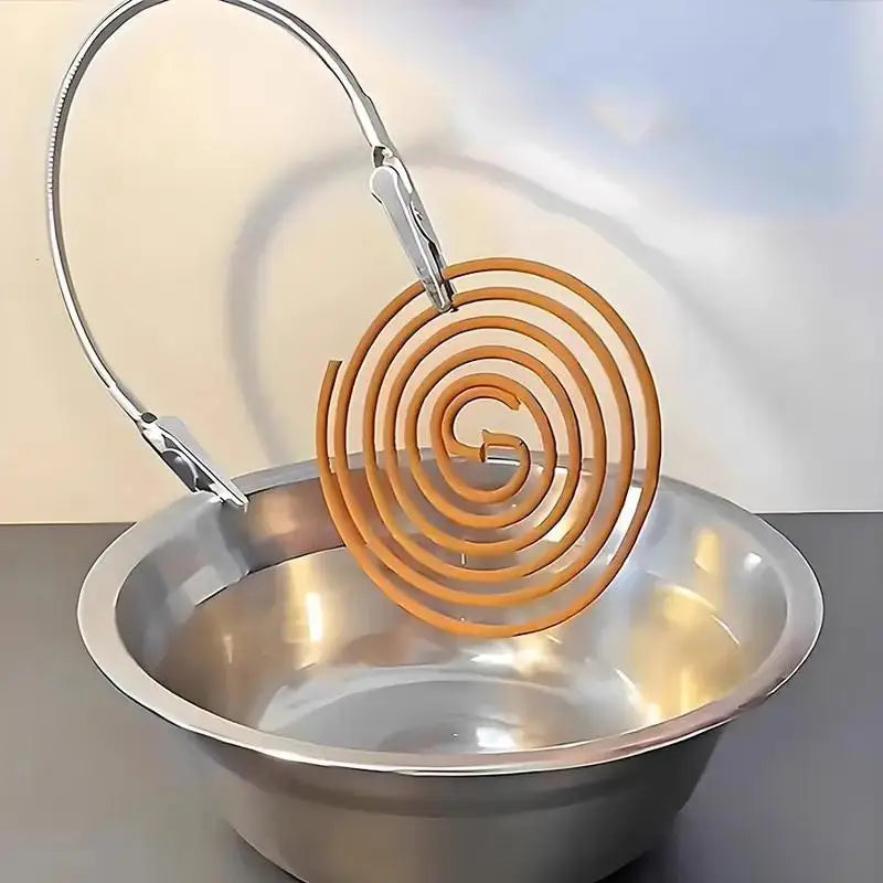 Metal Double-Ended Mosquito Coil Clip & Card Photo Stand Desktop Clip Holder Nixie