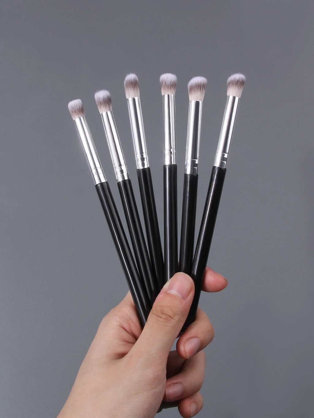 6-Piece Flat Head Precision Concealer Brush Set | Wool Fiber Concealer Brush Set Nixie