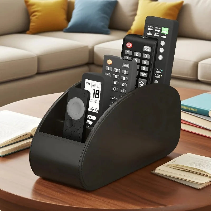 Remote Control Holder Caddy Tray – Desktop & Bedside Organizer Desktop Caddy Organizer Nixie