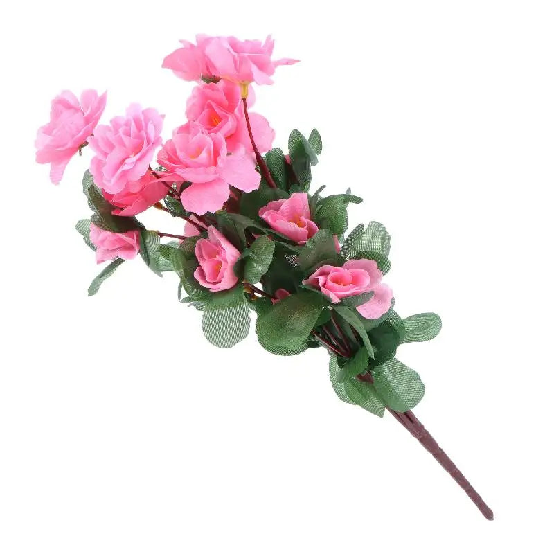 Artificial Azalea Bouquet Fake Silk Flowers – Home & Wedding