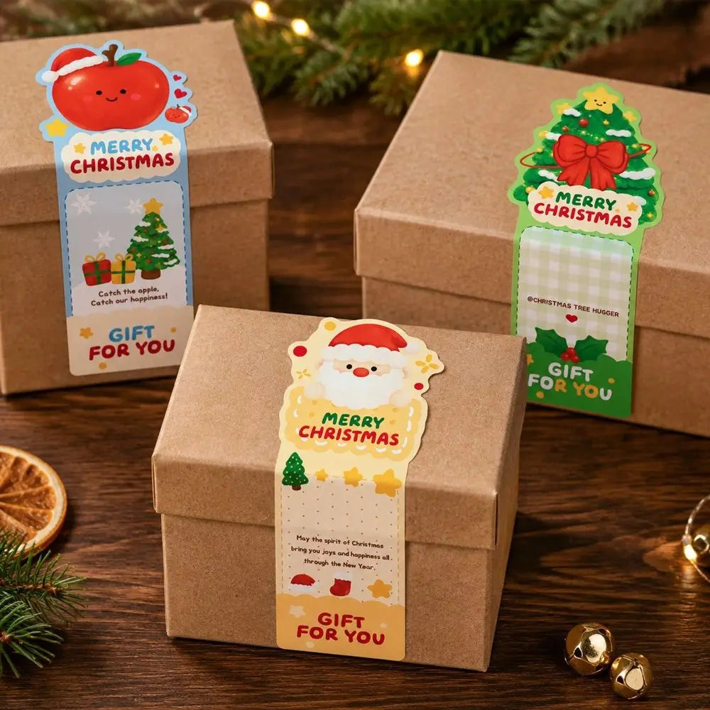 50Pcs Christmas Seal Stickers – Waterproof Self-Adhesive Labels Holiday Seal Stickers Nixie