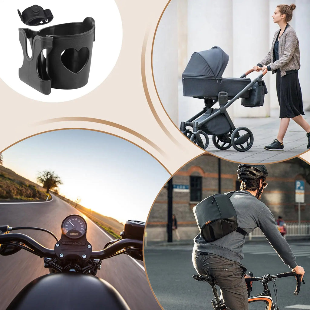 Adjustable Baby Stroller Cup Holder – Pram & Walker Accessory Stroller Cup Holder Nixie