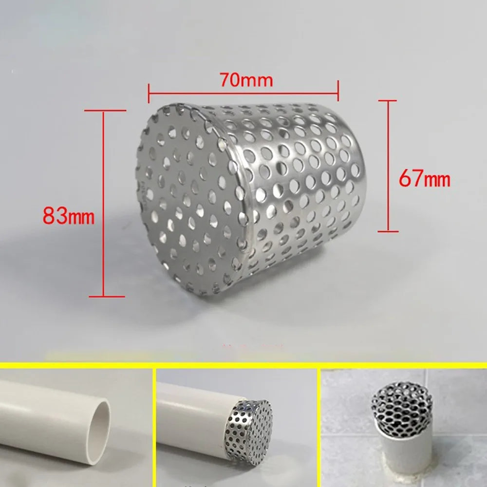 Stainless Steel Anti-Clog Floor Drain Strainer & Gutter Guard Floor Drain Strainer Nixie 4
