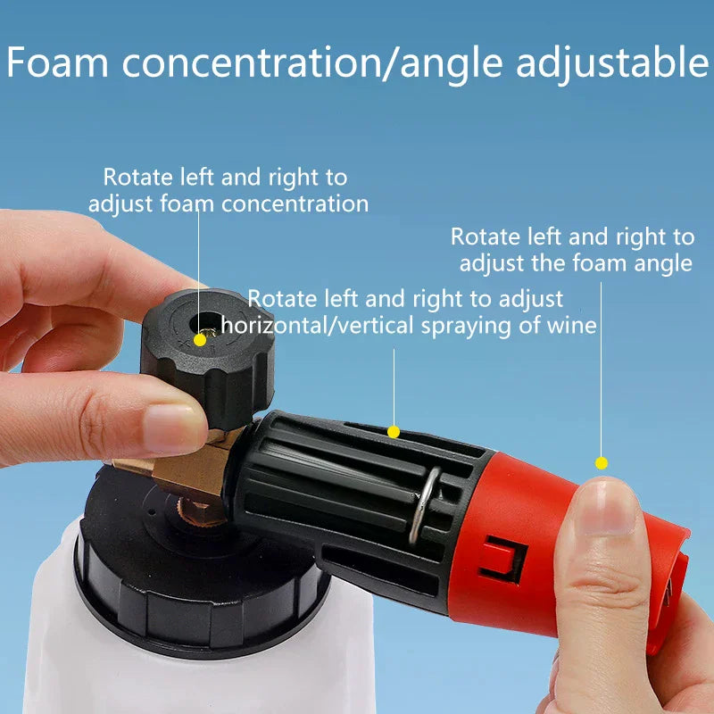Snow Foam Lance 1L – 1/4" Quick Connect Pressure Washer Gun Snow Foam Lance Nixie