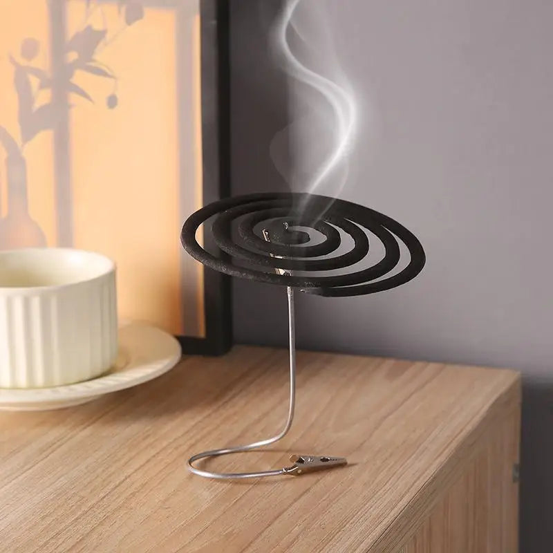 Metal Double-Ended Mosquito Coil Clip & Card Photo Stand Desktop Clip Holder Nixie