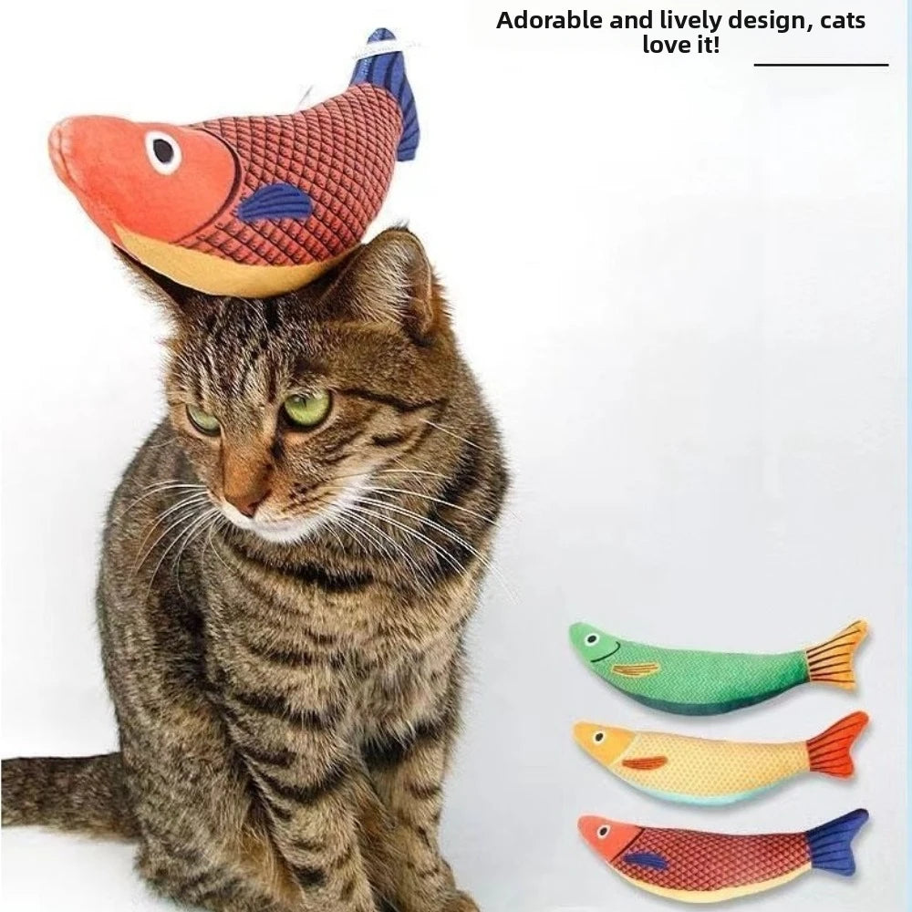 Interactive Crinkle Sound Cat Toy – Soft Chew & Bite Kitten Toy