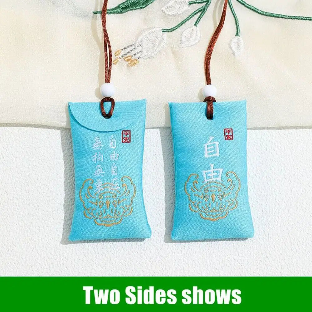 Spiritual Salt Pouches – Lucky Amulet Blessing Silk Sachets Herbal Blessing Sachet Nixie