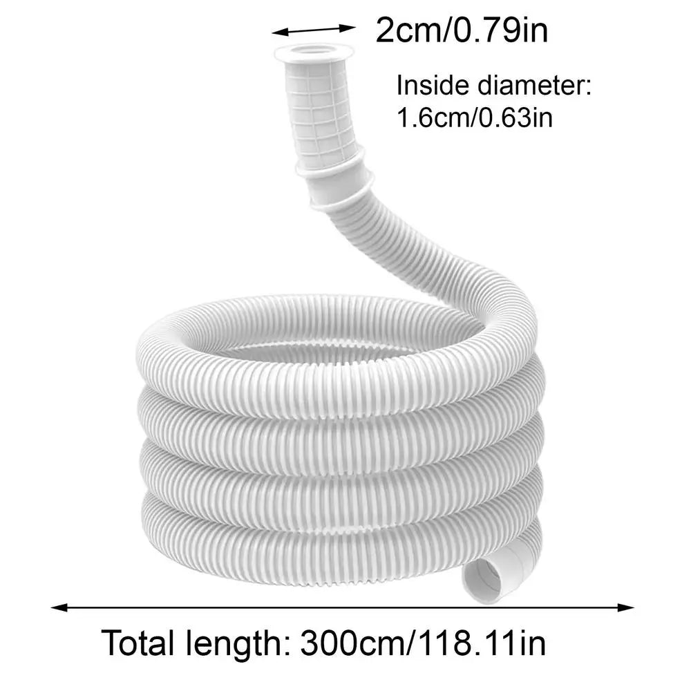 Universal AC Drain Hose 16mm Leakproof with Connecting Clip AC Drain Hose Nixie 3meters