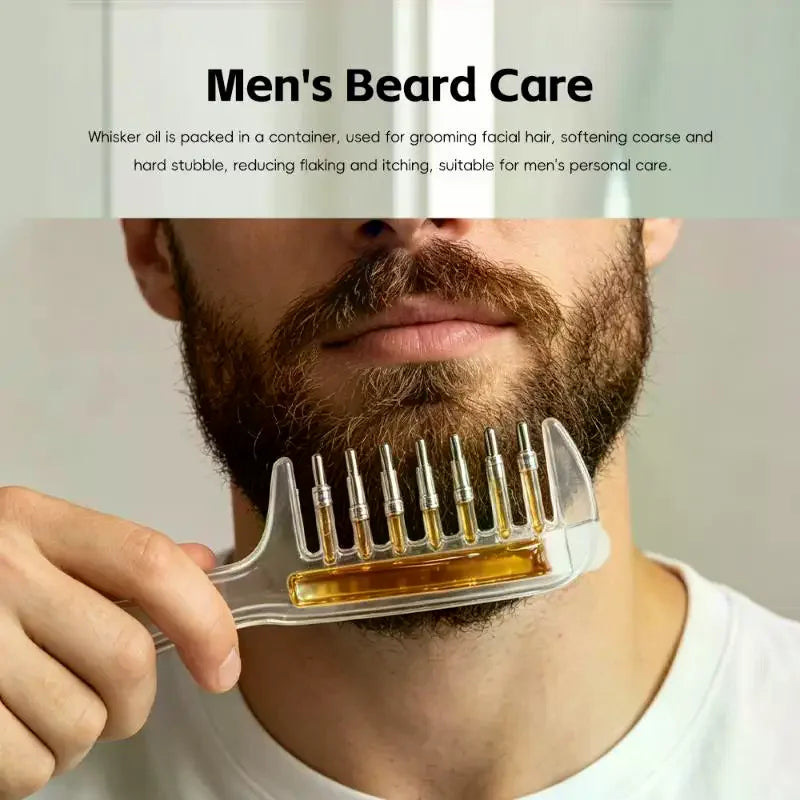 Eelhoe Scalp Massage Comb with Essential Oil Reservoir Scalp Applicator Comb Nixie