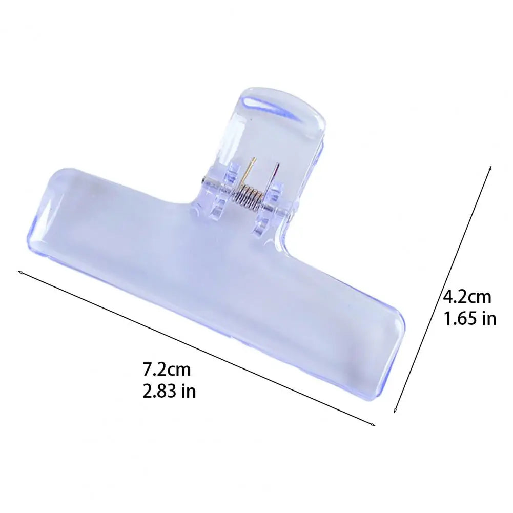 2 Pcs Acrylic Binder Clips Strong Grip Colorful Jelly Paper Clips Binder Clips Nixie
