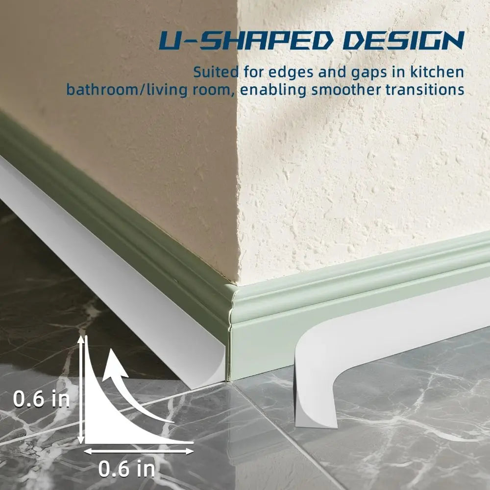 Silicone Quarter Round Molding Trim – Peel & Stick Seal Strip