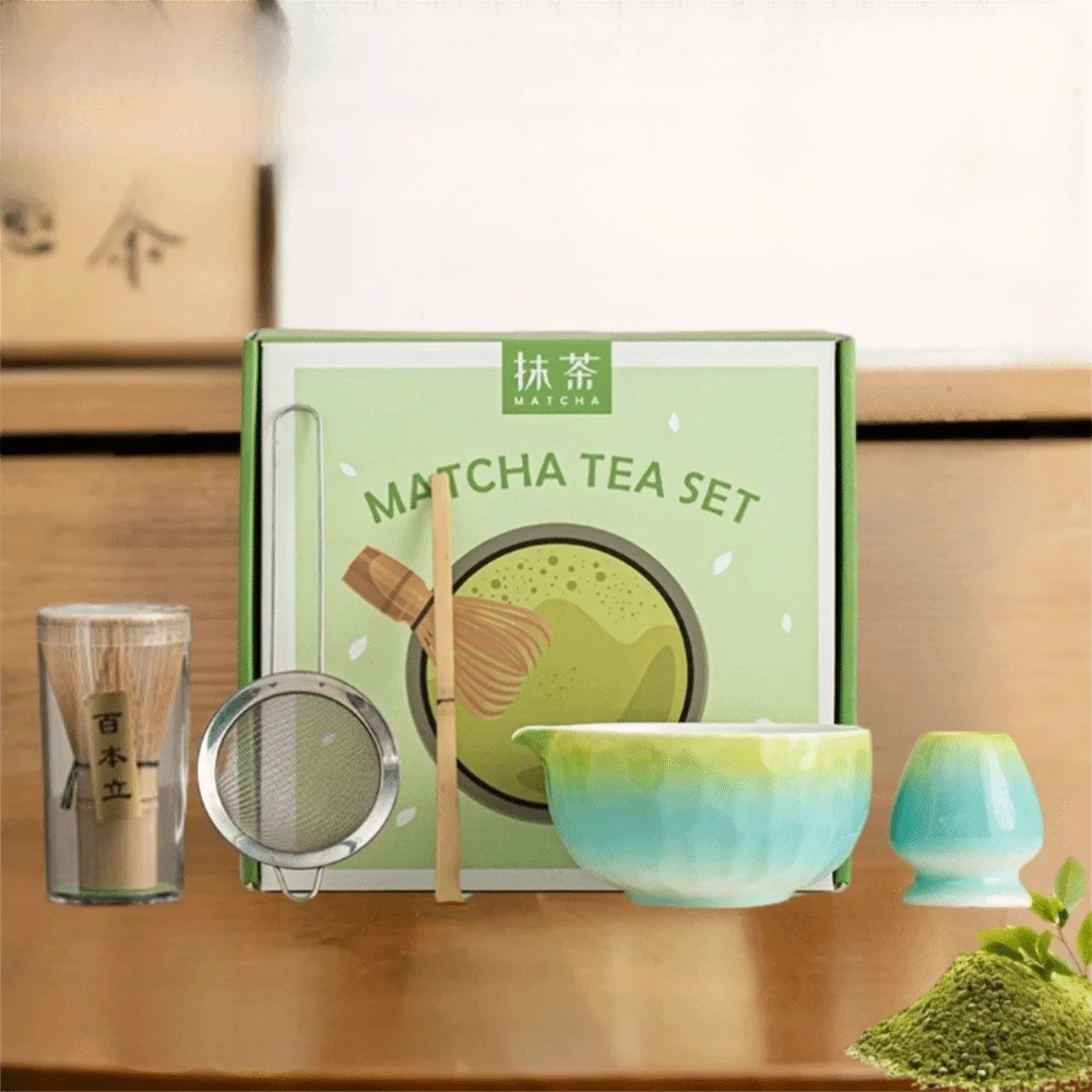 Japanese Matcha Tea Set – Bamboo Whisk, Bowl & Accessories Matcha Tea Set Nixie
