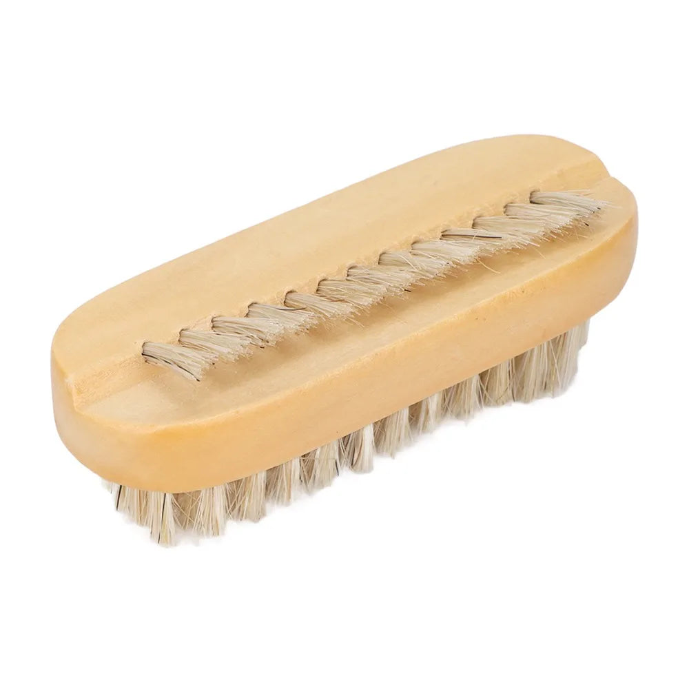 Wooden Double-Sided Nail Cleaning Brush – Manicure & Pedicure