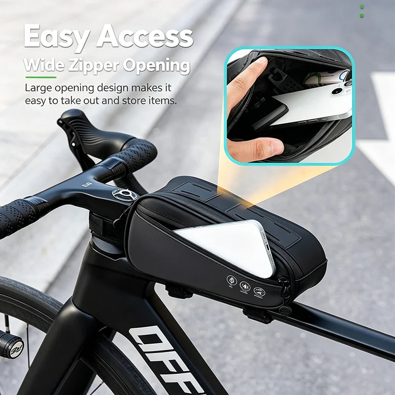 OFFBONDAGE Ultralight Bike Top Tube Frame Bag | MTB Cycling Bicycle Frame Bag Nixie