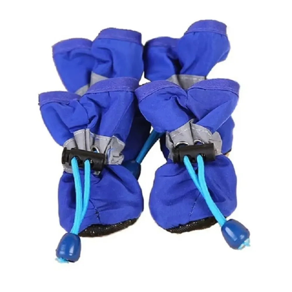 4-Pack Anti-Slip Waterproof Dog Booties for Small Dogs Dog Booties Nixie
