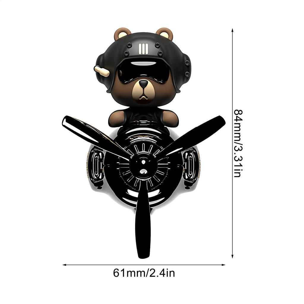 Bear Car Air Freshener Vent Clip Aromatherapy Diffuser