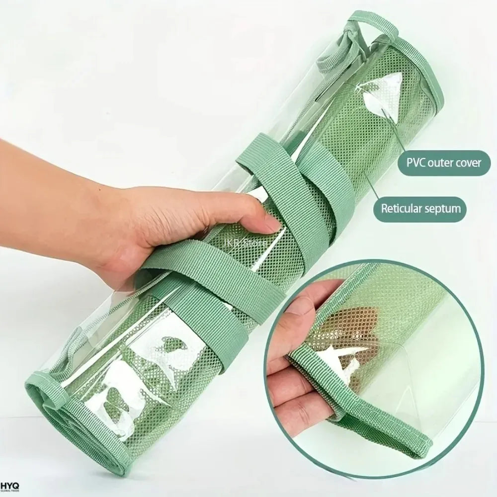 Large Waterproof Transparent Expandable PVC File Storage Bag