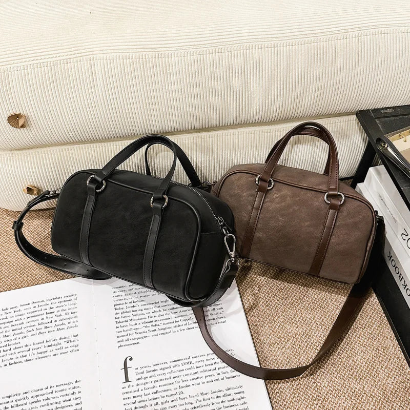 Retro Baguette Crossbody Bag – Women's Versatile PU Handbag Crossbody Handbag Nixie