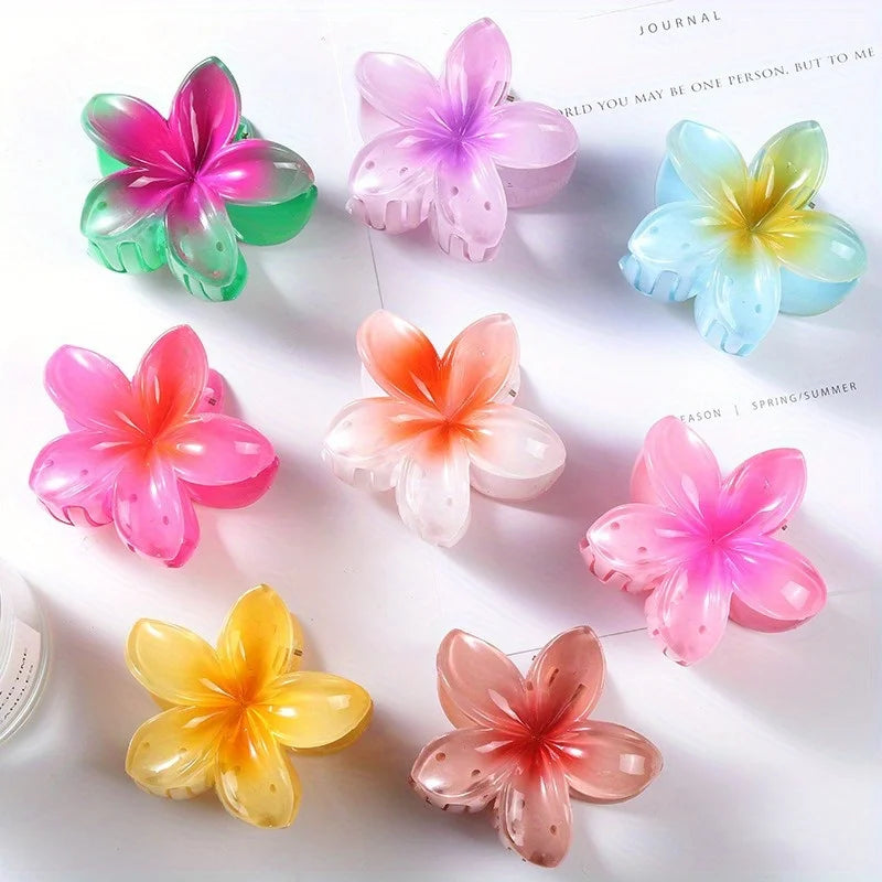 Flower Gradient Hair Claw Clip for Women & Girls Hair Claw Clip Nixie