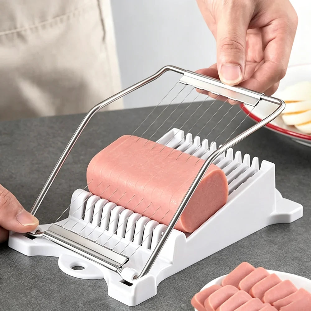 Stainless Steel Manual Wire Slicer – 10 Wires, Adjustable Thickness Manual Wire Slicer Nixie