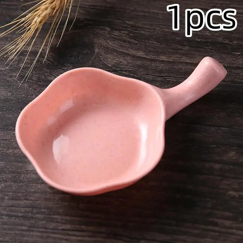 Wheat Straw Seasoning Dish | Japanese Dipping Bowl BPA-Free