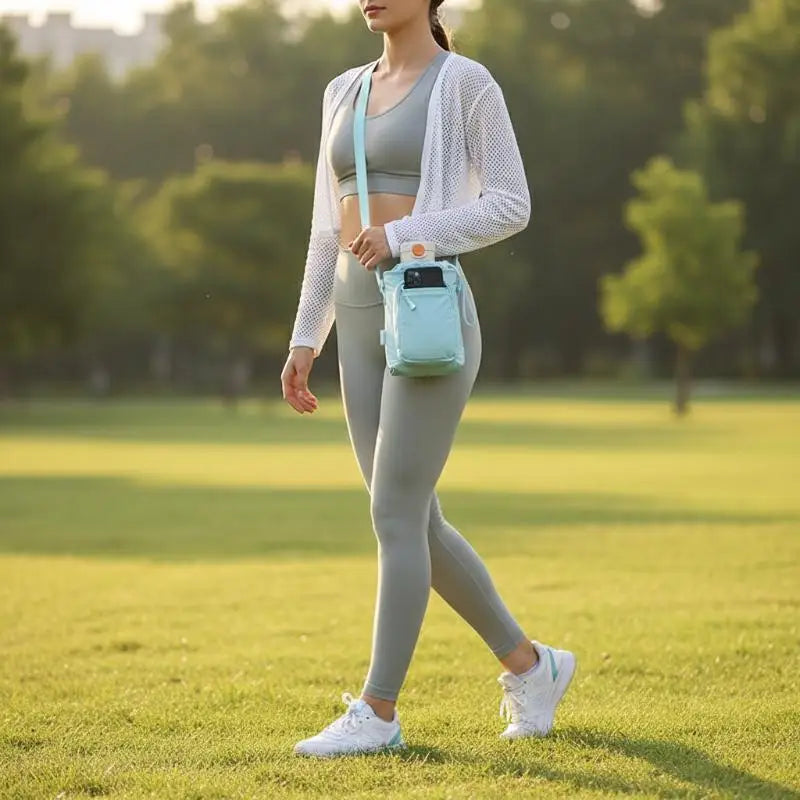 Portable Water Bottle Sling Bag – Adjustable Strap & Phone Pocket Water Bottle Sling Bag Nixie