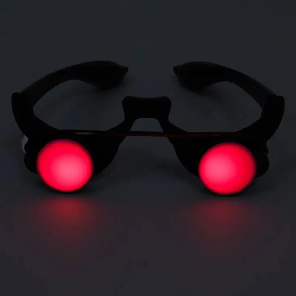 LED Light-Up Red Eyes Glasses – Halloween Cosplay Party Prop