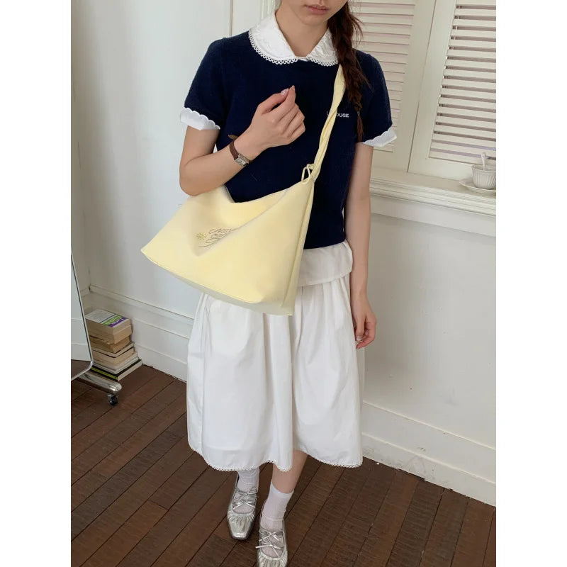 Korean Pleated Cloud Shoulder & Crossbody Bag for Women Shoulder Crossbody Bag Nixie