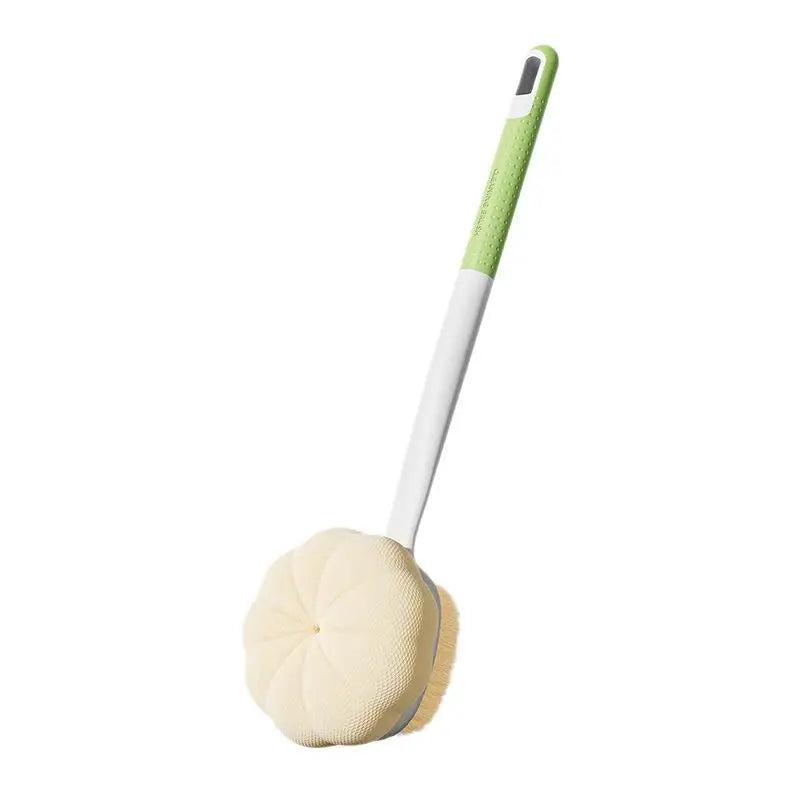 Long Handle Double-Sided Bath Brush – Back Scrubber & Exfoliator