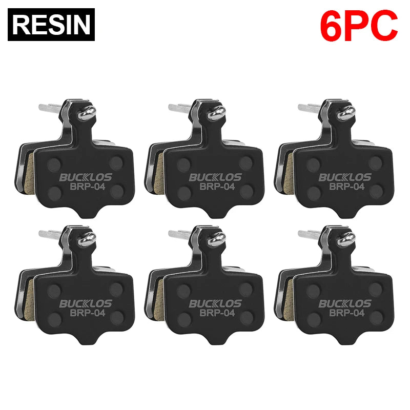 BUCKLOS Resin Disc Brake Pads for SRAM AVID Elixir DB3 DB5 Disc Brake Pads Nixie RESIN-6PC